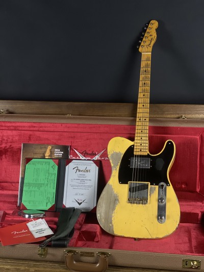 Fender Masterbuilt Austin MAcnutt 51 Telecaster Heavy Relic Nocaster Blonde